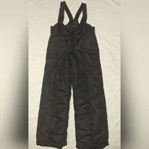 Kids Black One Piece Snow Suit